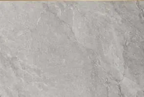Close detail of the DB Homés Light Grey Marble Gloss PVC wall panel surface